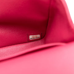 Medium Classic Lambskin Double Flap