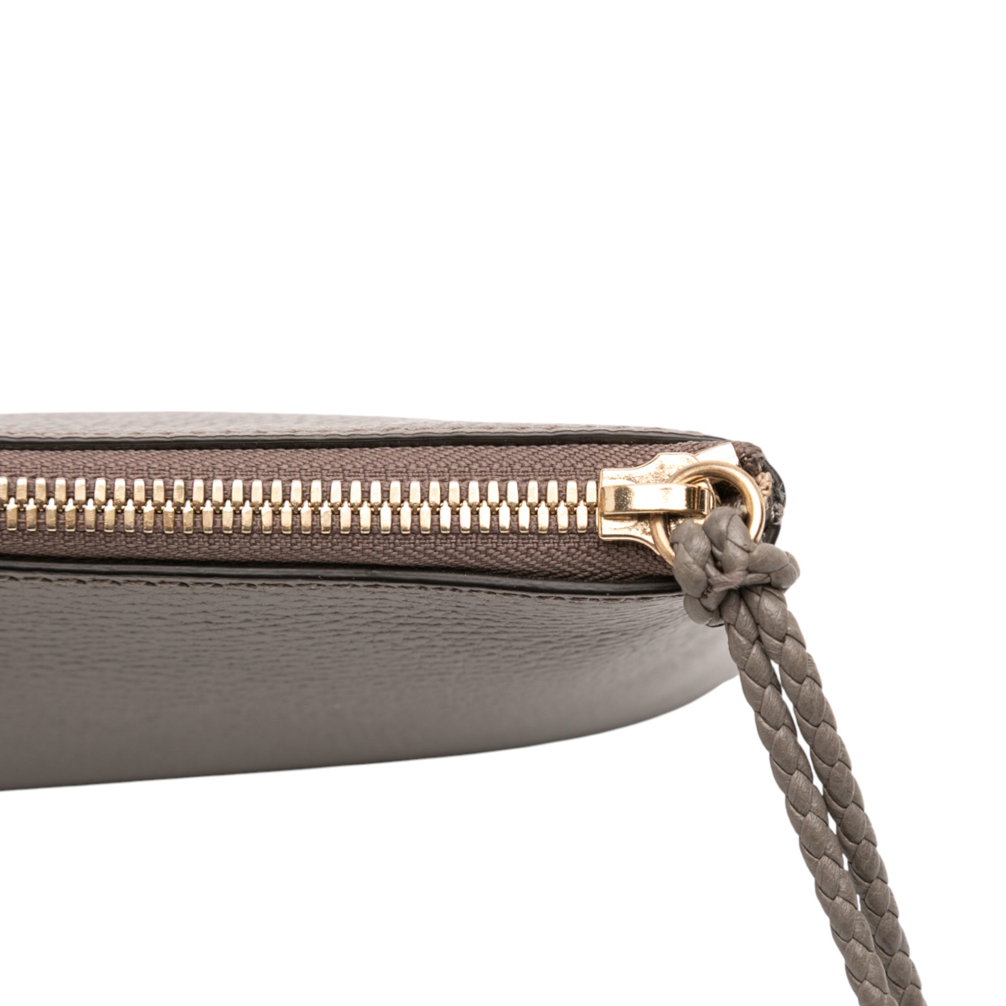 Calfskin Bamboo Tassel Clutch