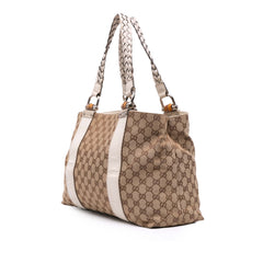 Medium GG Canvas Bamboo Libeccio Tote