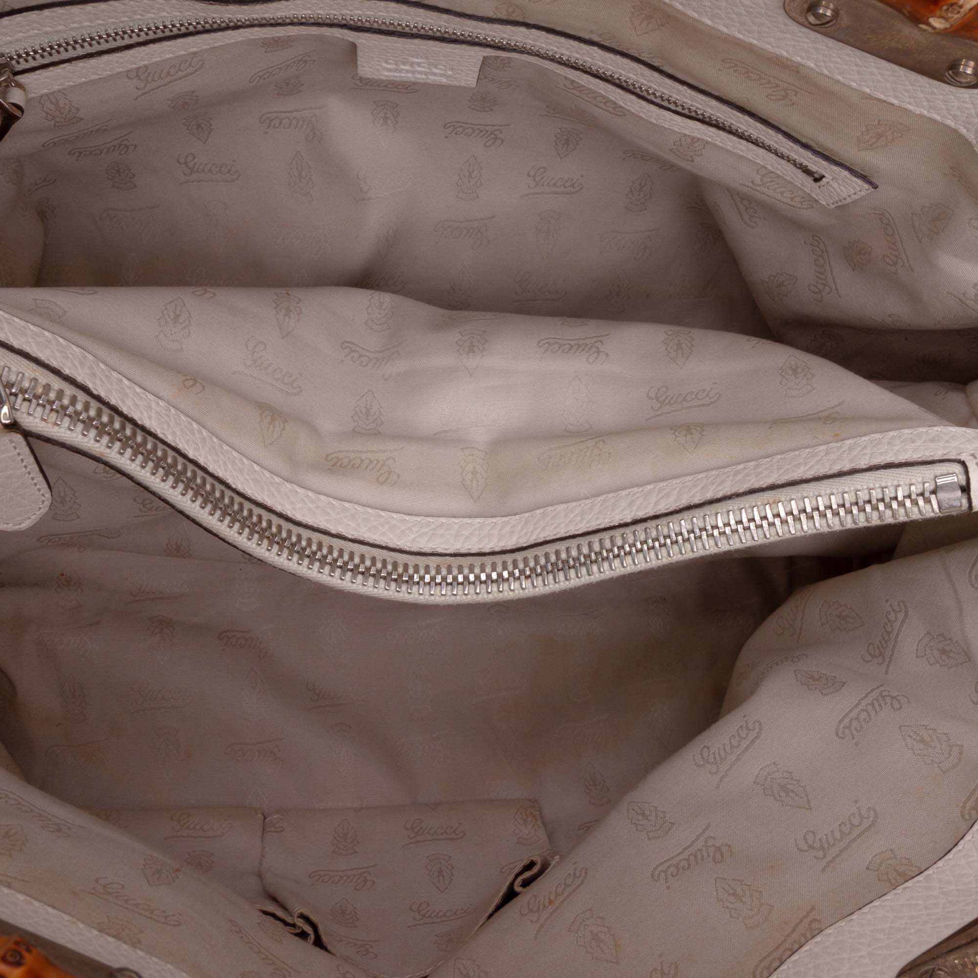 Medium GG Canvas Bamboo Libeccio Tote