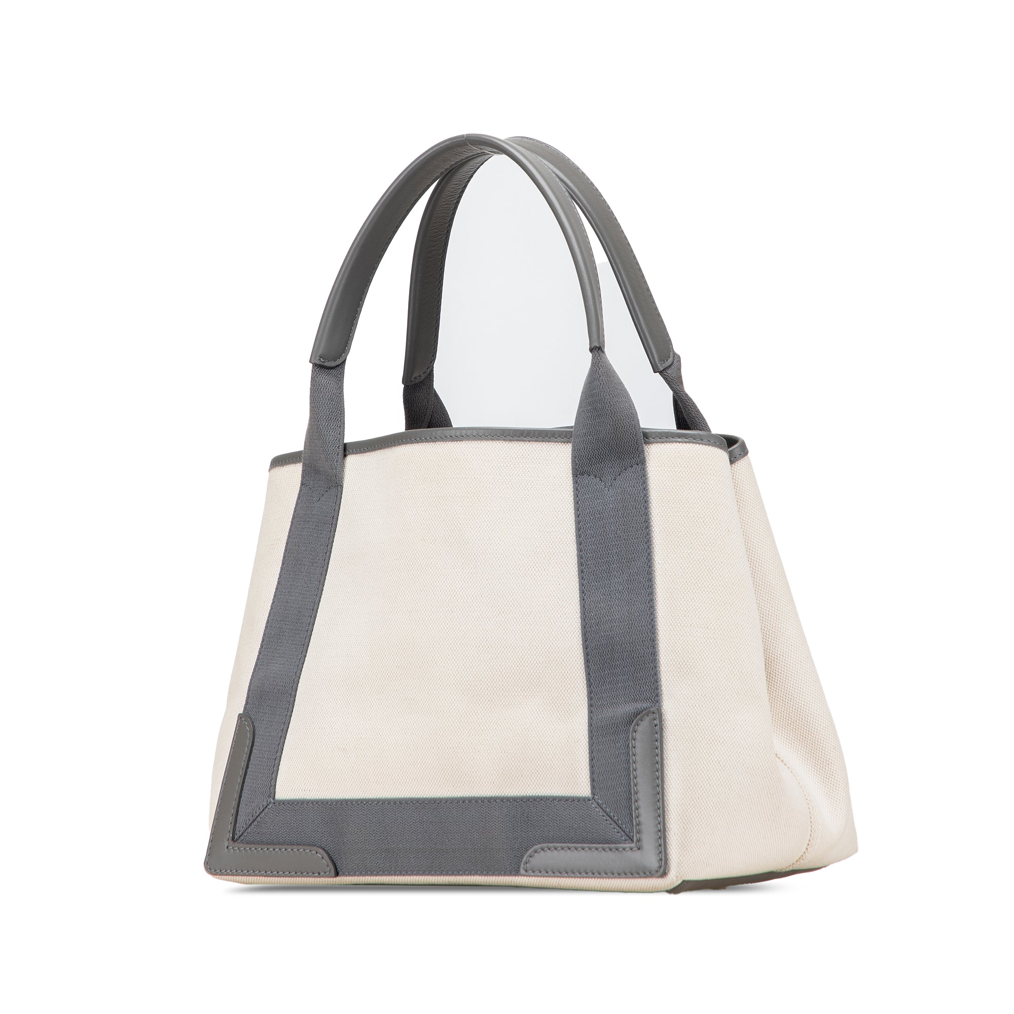 Canvas Navy Cabas Tote S