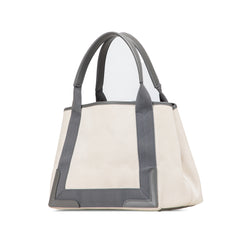 Canvas Navy Cabas Tote S
