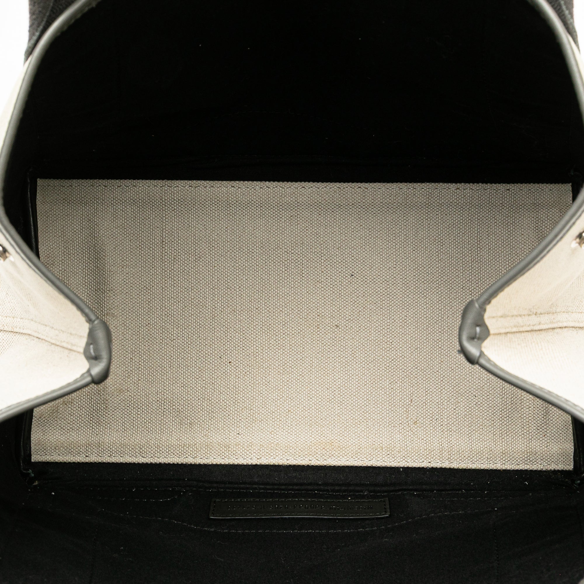 Canvas Navy Cabas Tote S