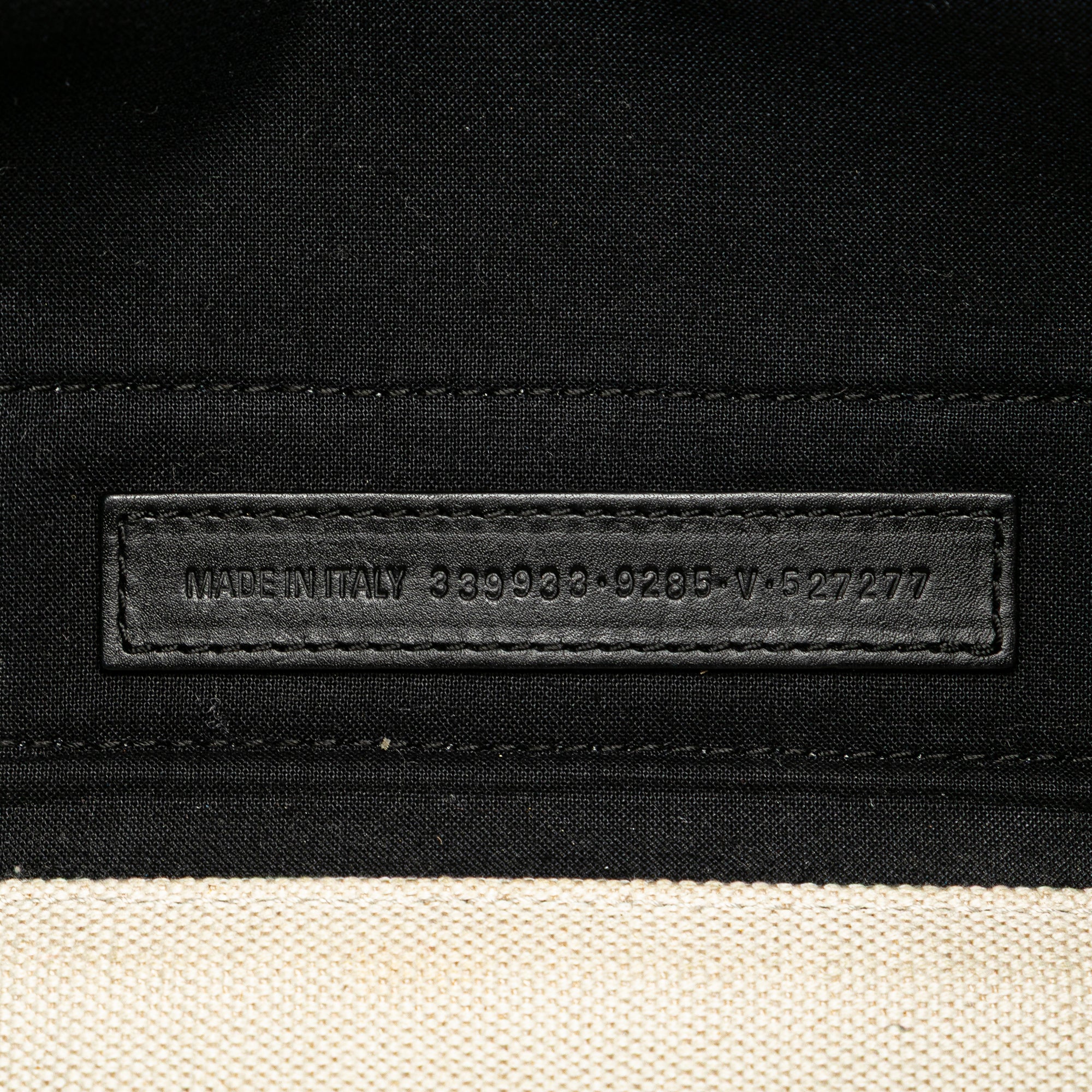 Canvas Navy Cabas Tote S
