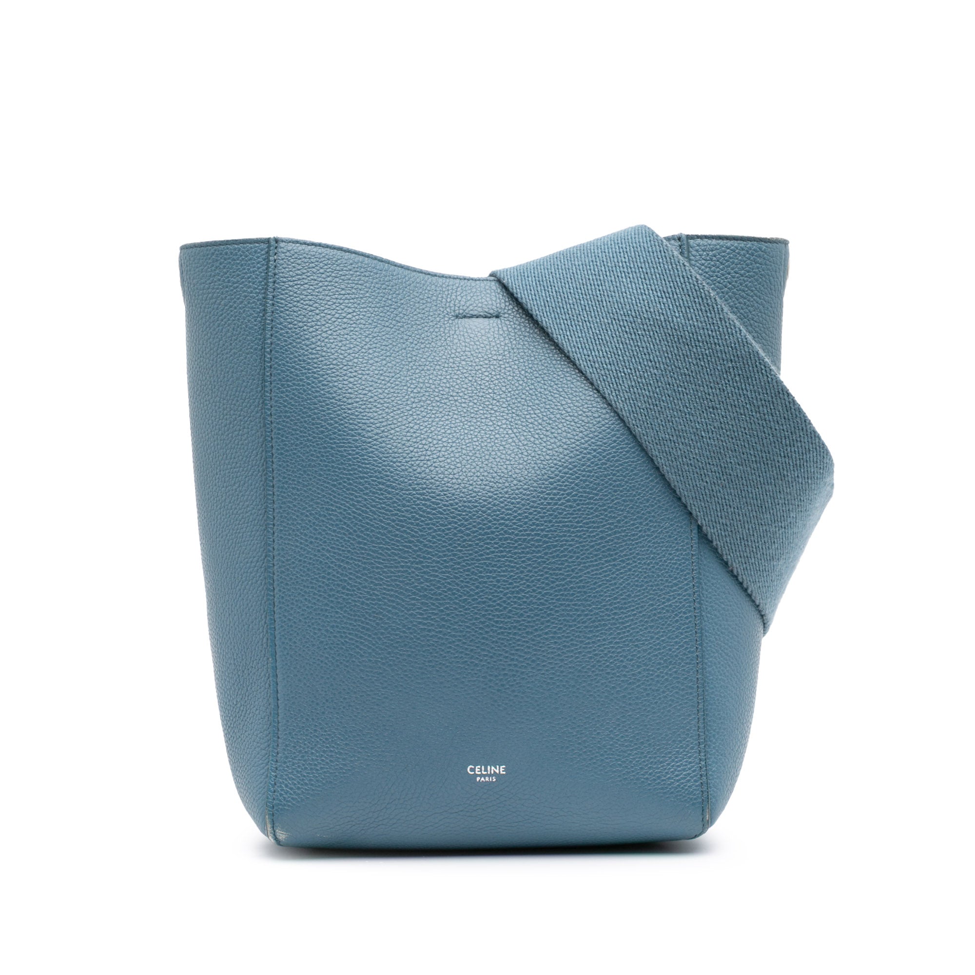 Small Soft Grained Calfskin Seau Sangle Bucket Bag