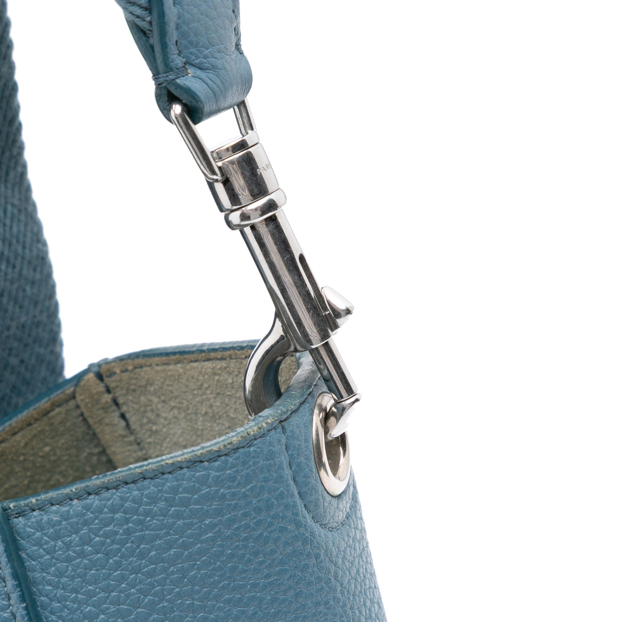 Small Soft Grained Calfskin Seau Sangle Bucket Bag