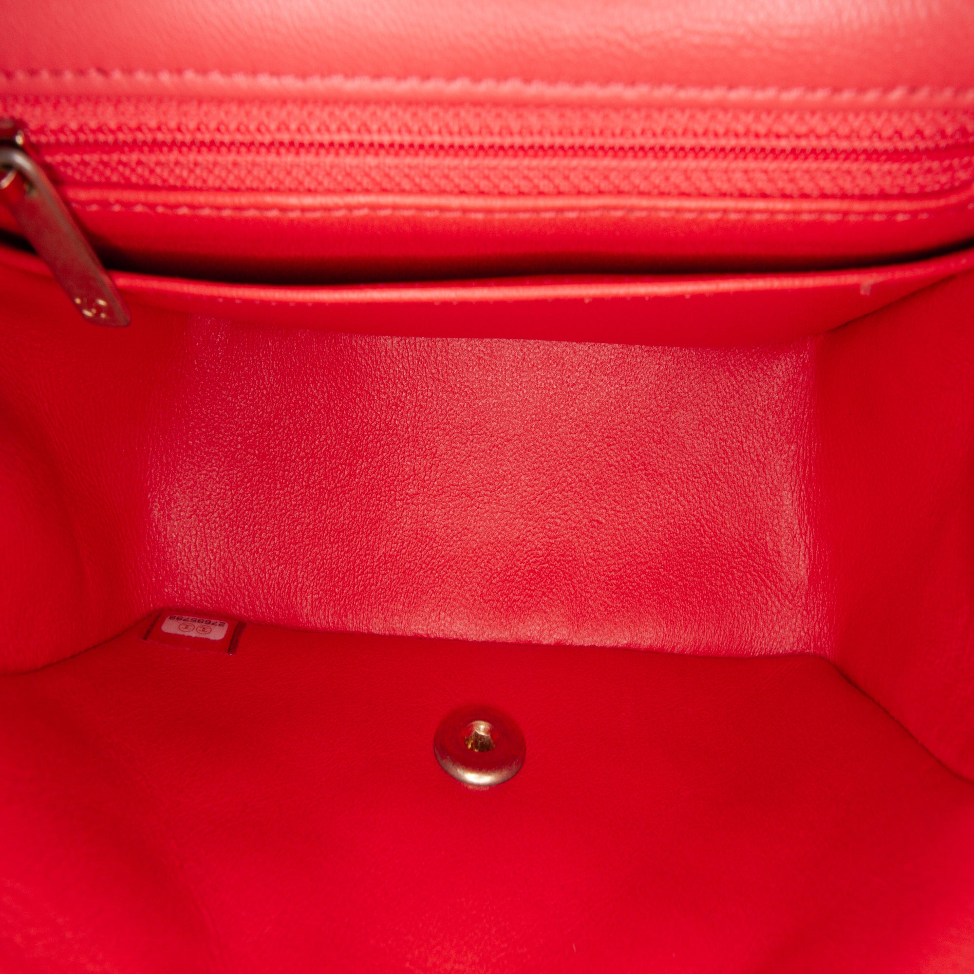 Mini Square Classic Lambskin Single Flap