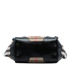 Small House Check Canvas Canterbury Tote