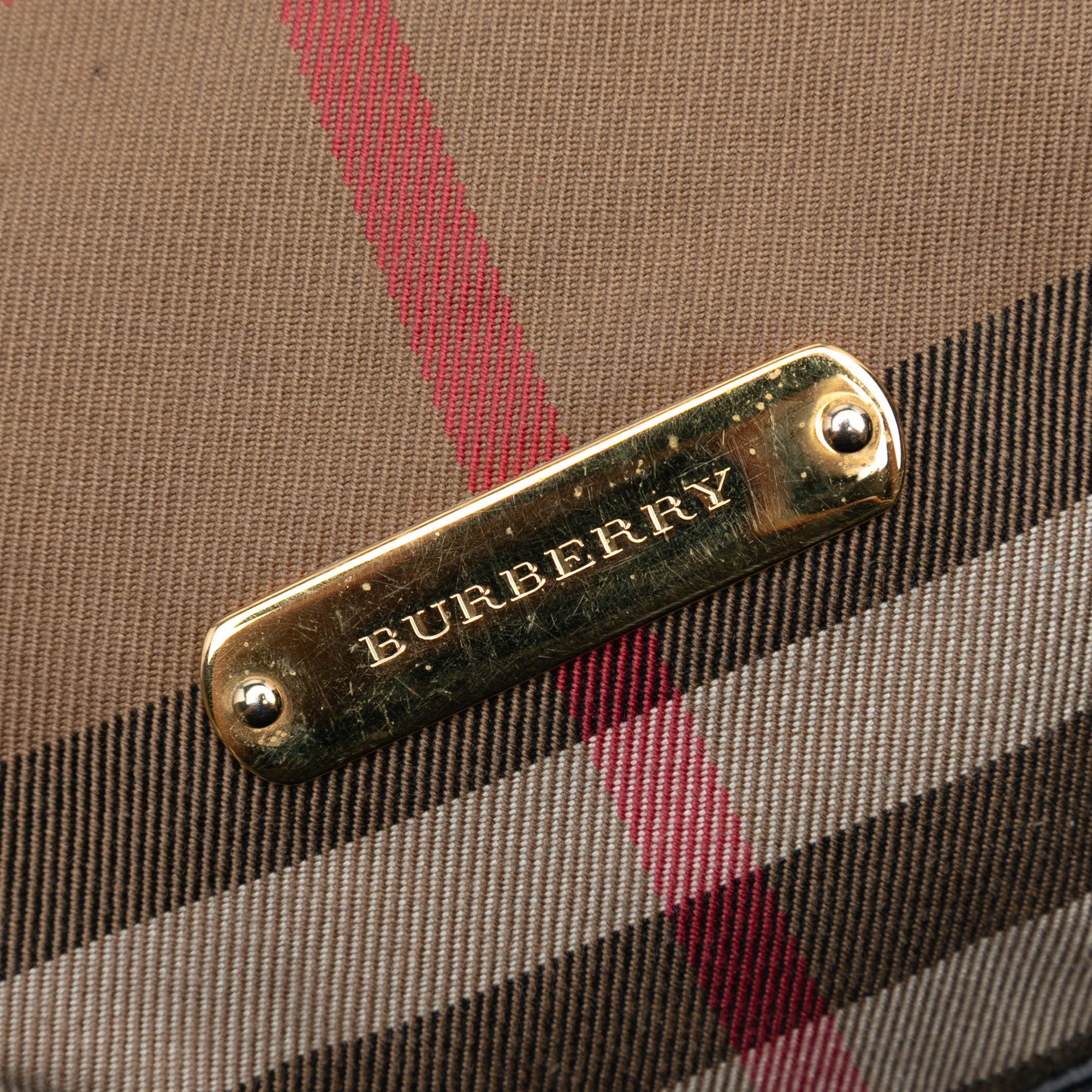 Small House Check Canvas Canterbury Tote