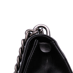 Soft Calf Grommet Lock Flap Chain Crossbody