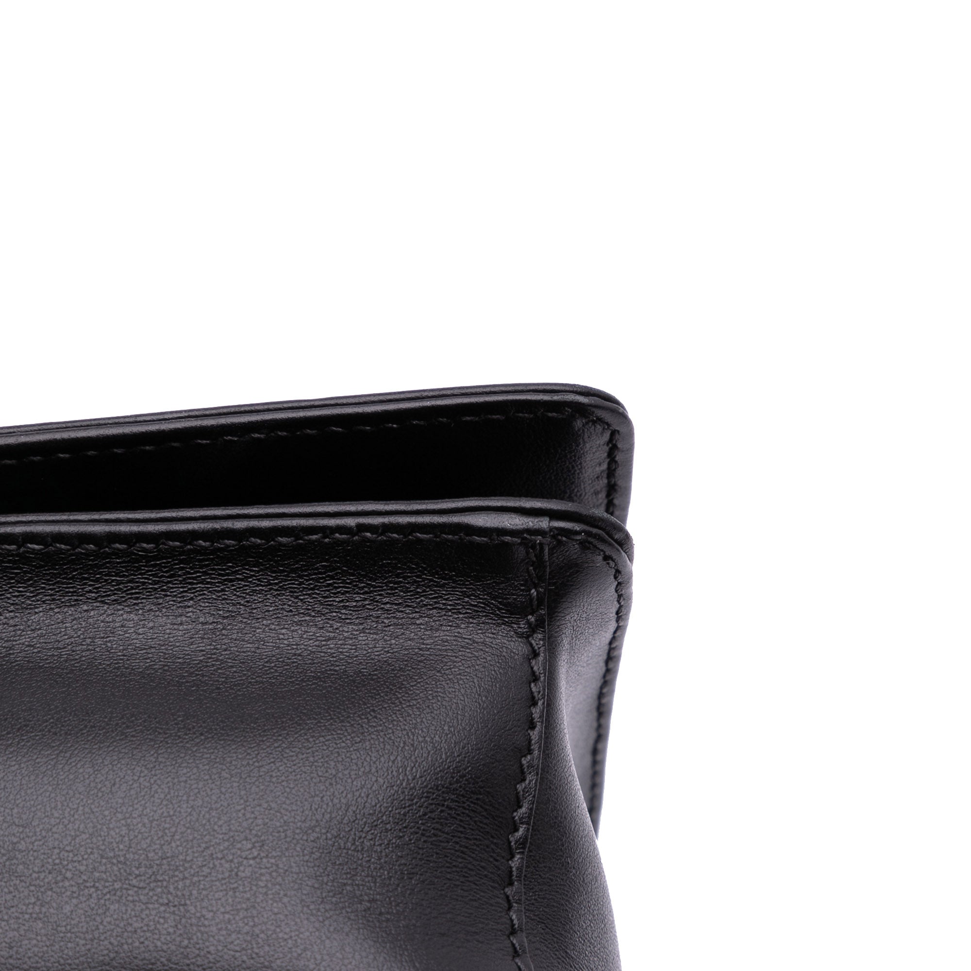 Soft Calf Grommet Lock Flap Chain Crossbody