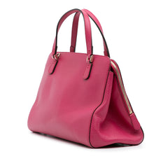 Calfskin Swing Top Handle Satchel