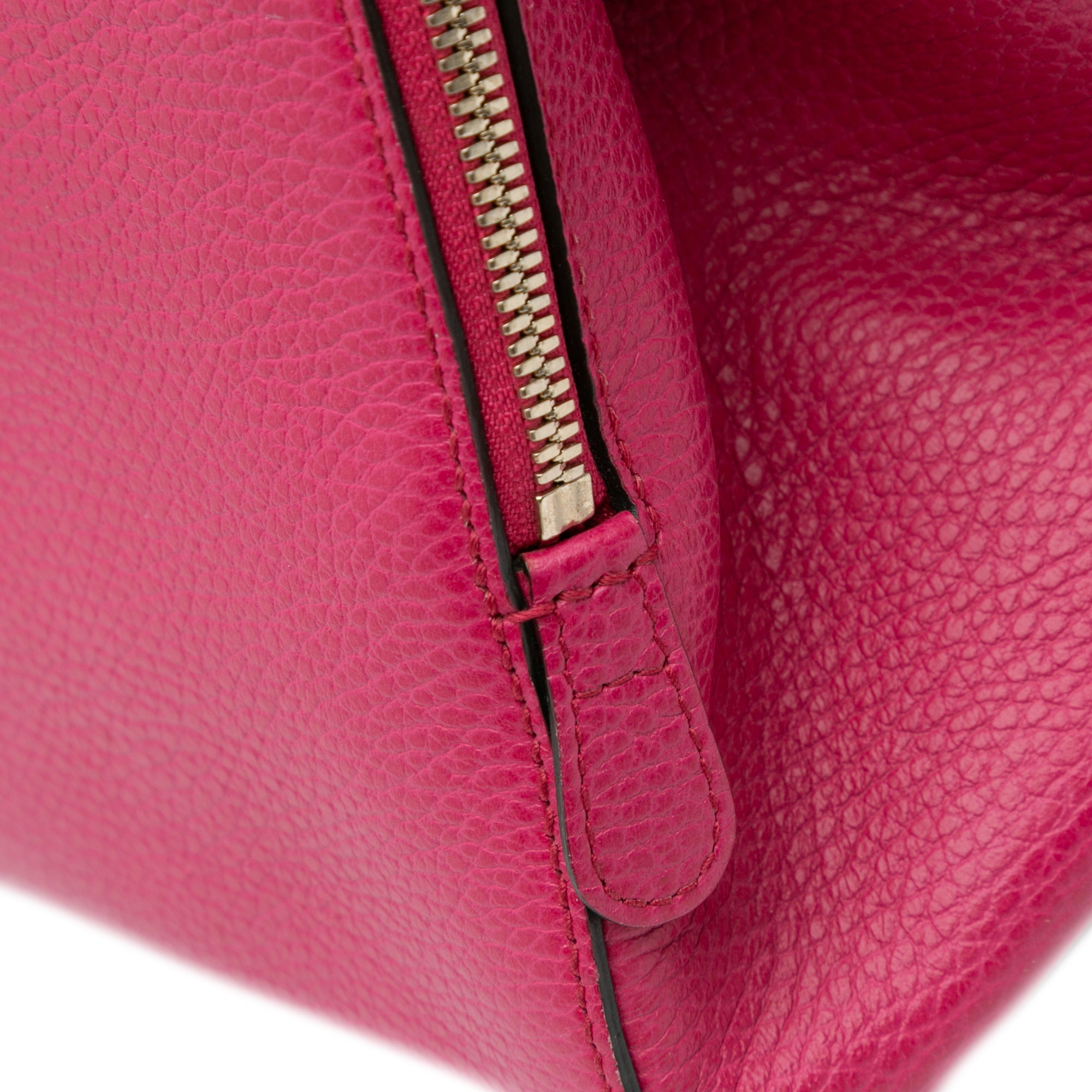 Calfskin Swing Top Handle Satchel