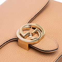 Medium Dollar Calfskin Interlocking G Crossbody