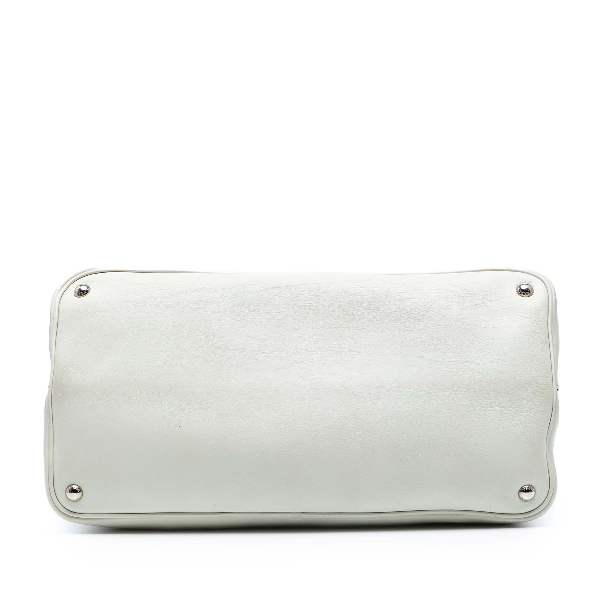 Large City Calf Double Satchel