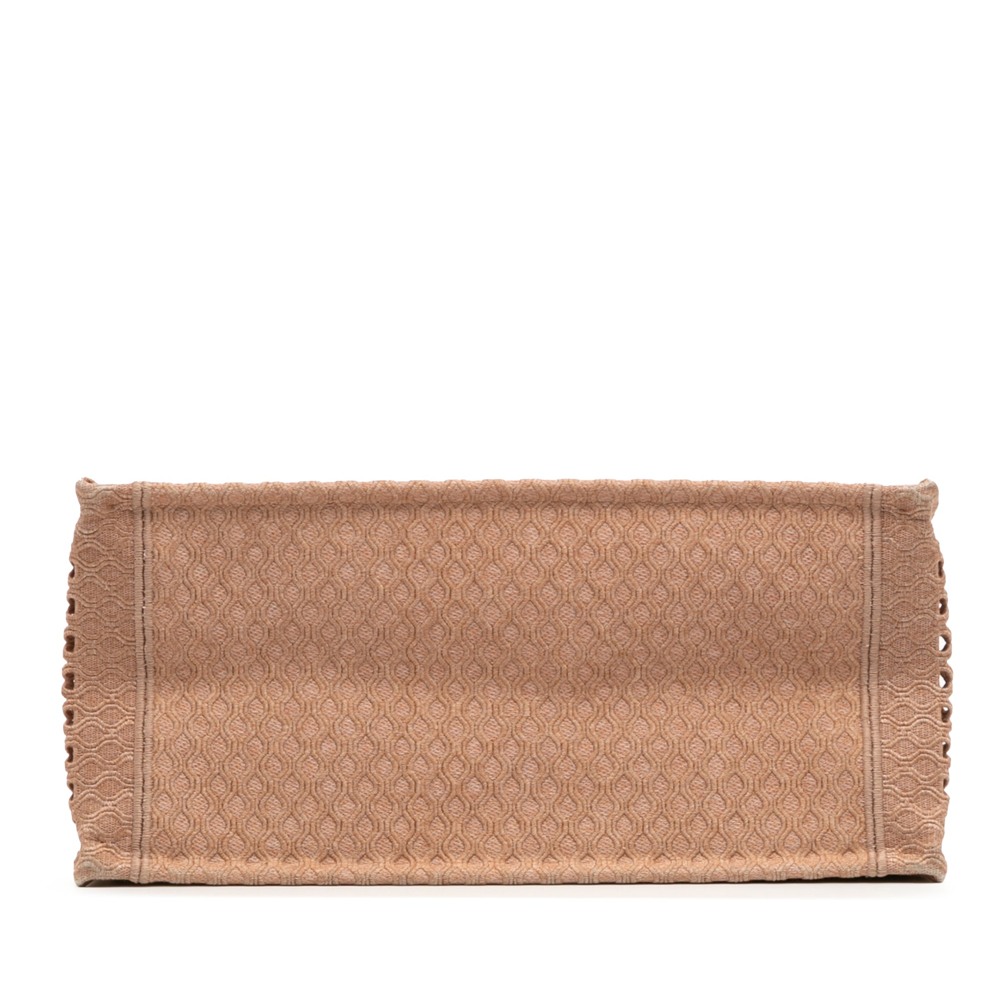 Medium Embroidered Mesh Book Tote