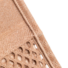 Medium Embroidered Mesh Book Tote