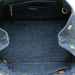 Denim Canapa Logo Satchel