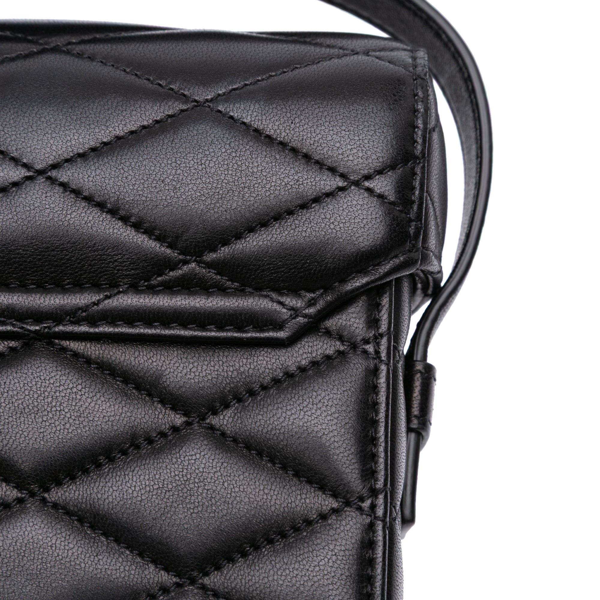 Quilted Lambskin Monogram June Box Bag