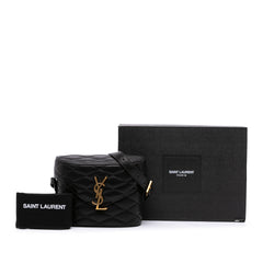 Quilted Lambskin Monogram June Box Bag