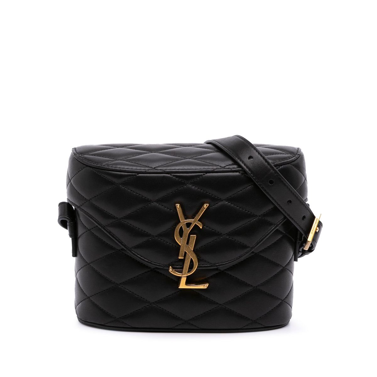 Quilted Lambskin Monogram June Box Bag