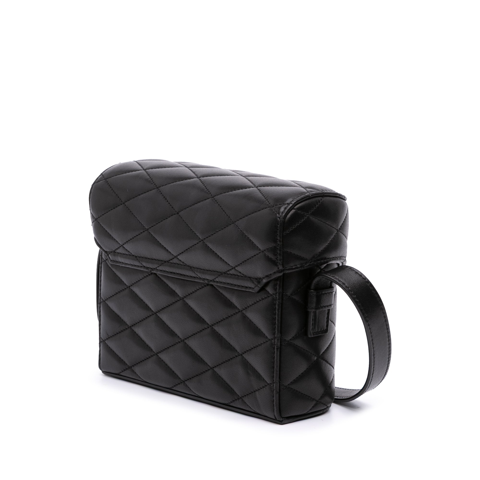 Quilted Lambskin Monogram June Box Bag