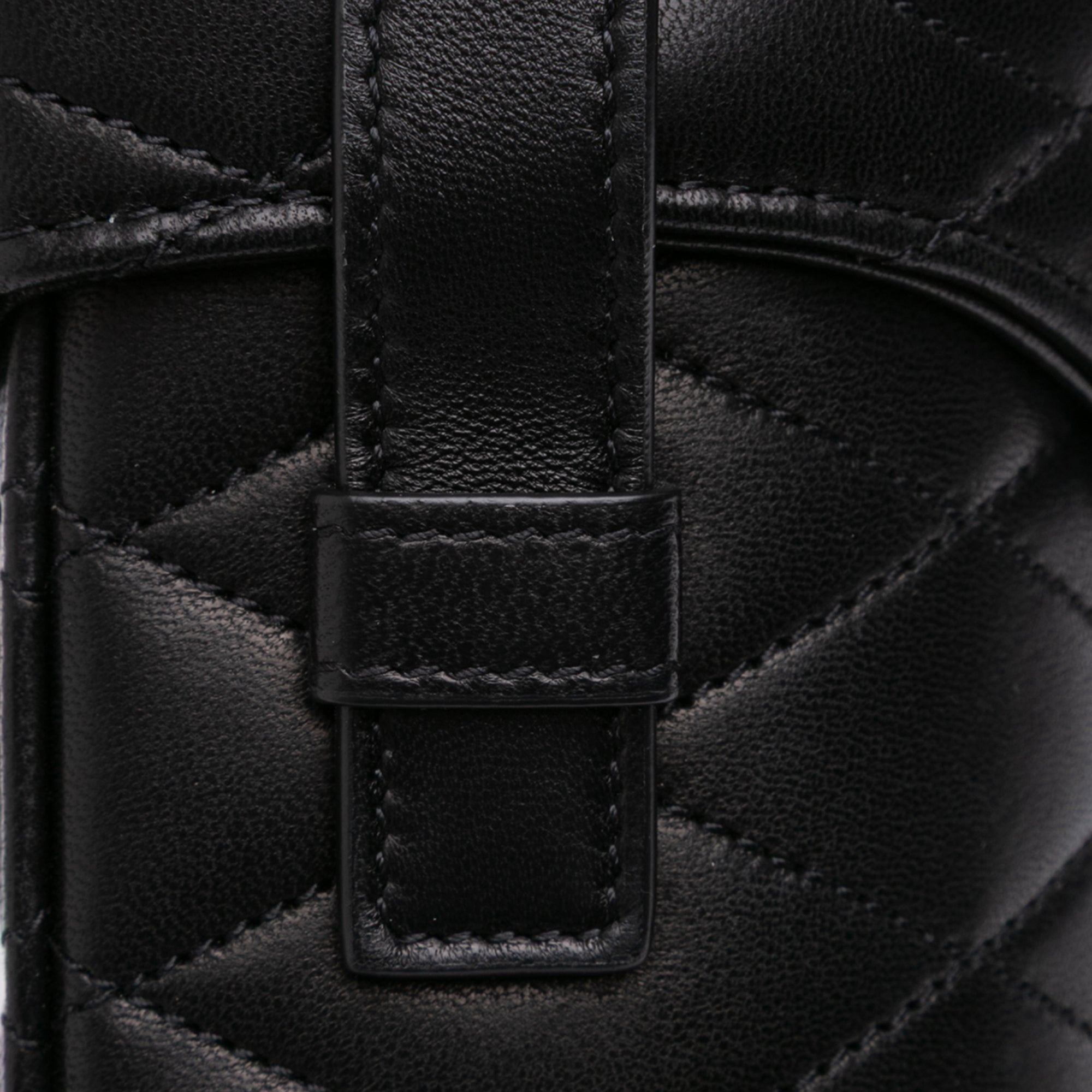 Quilted Lambskin Monogram June Box Bag