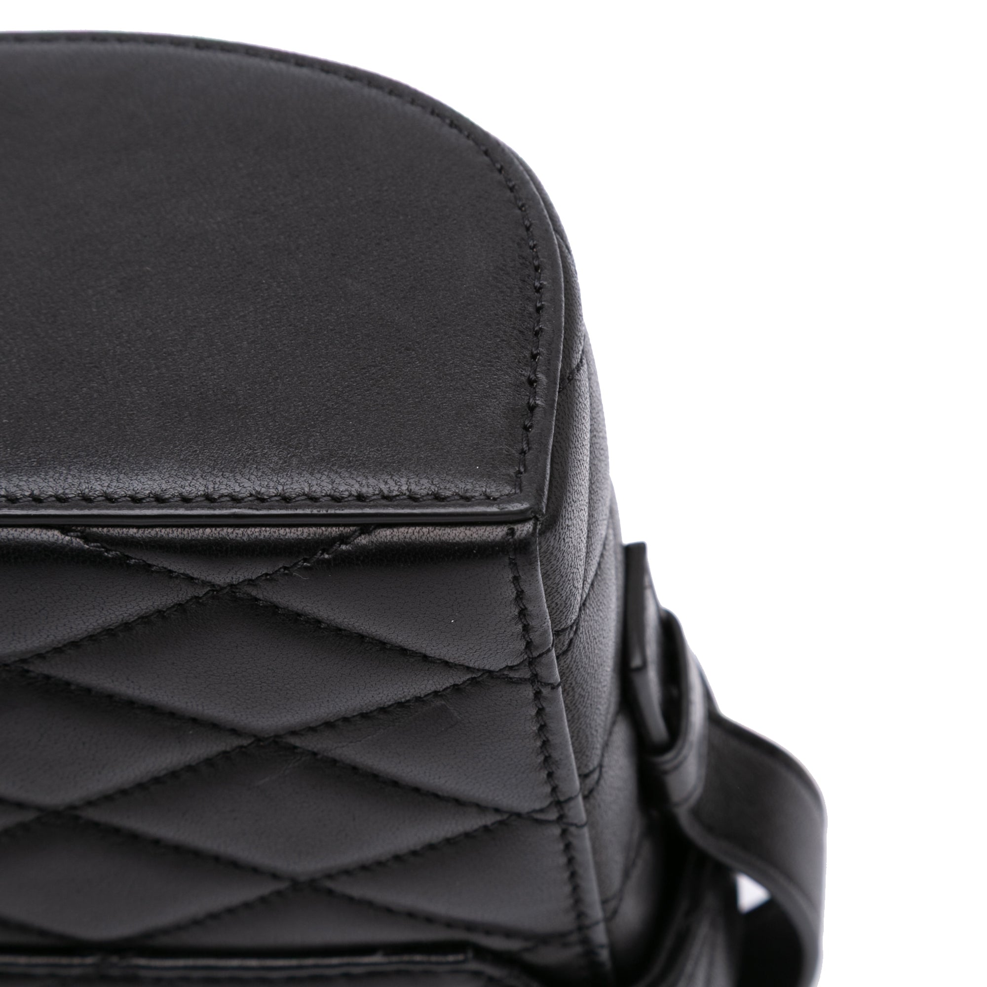 Quilted Lambskin Monogram June Box Bag