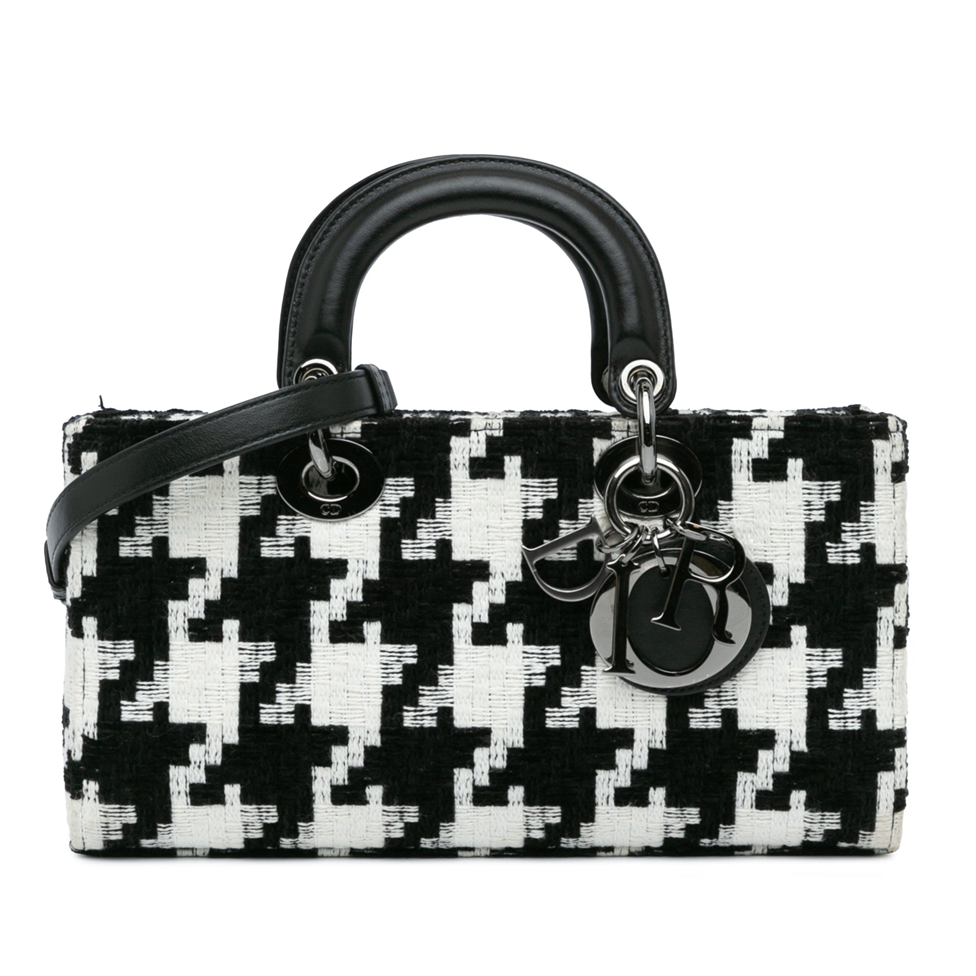 Medium Canvas Macro Houndstooth Lady D Joy