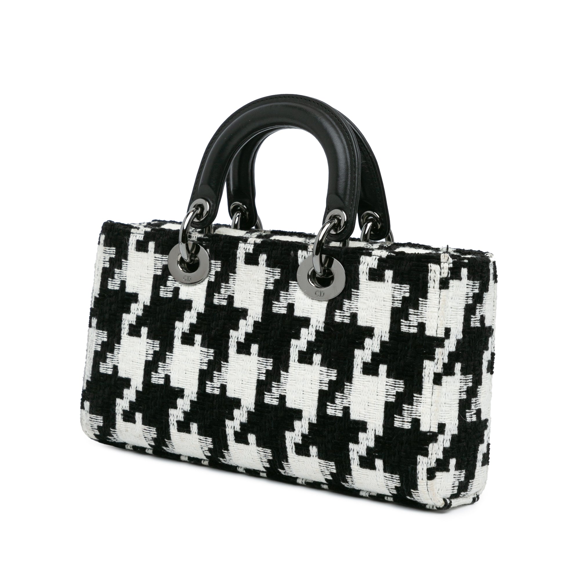 Medium Canvas Macro Houndstooth Lady D Joy