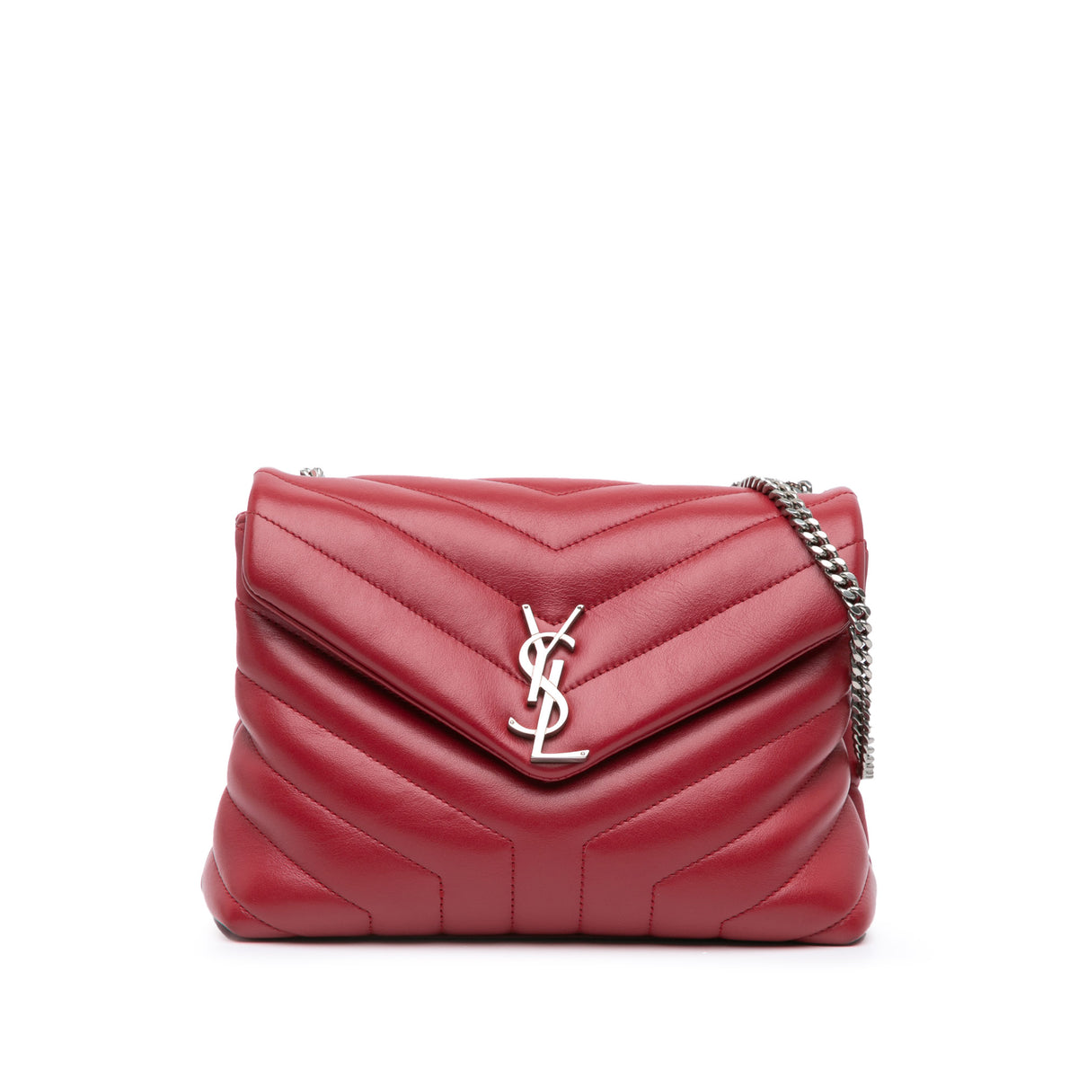 Small Leather Monogram Loulou Crossbody