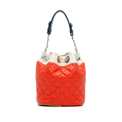 CC Quilted Lambskin Cuba Drawstring Bucket_3