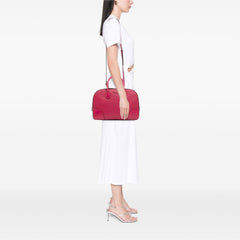 Diamante Bright Leather Satchel