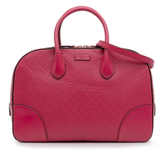 Diamante Bright Leather Satchel