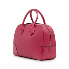 Diamante Bright Leather Satchel