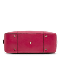 Diamante Bright Leather Satchel