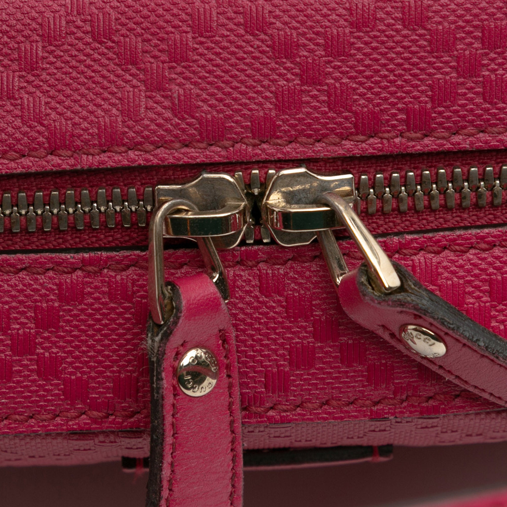 Diamante Bright Leather Satchel