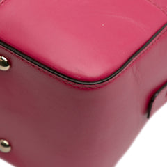 Diamante Bright Leather Satchel