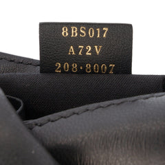 Mini Zucca Embossed Leather Baguette Satchel