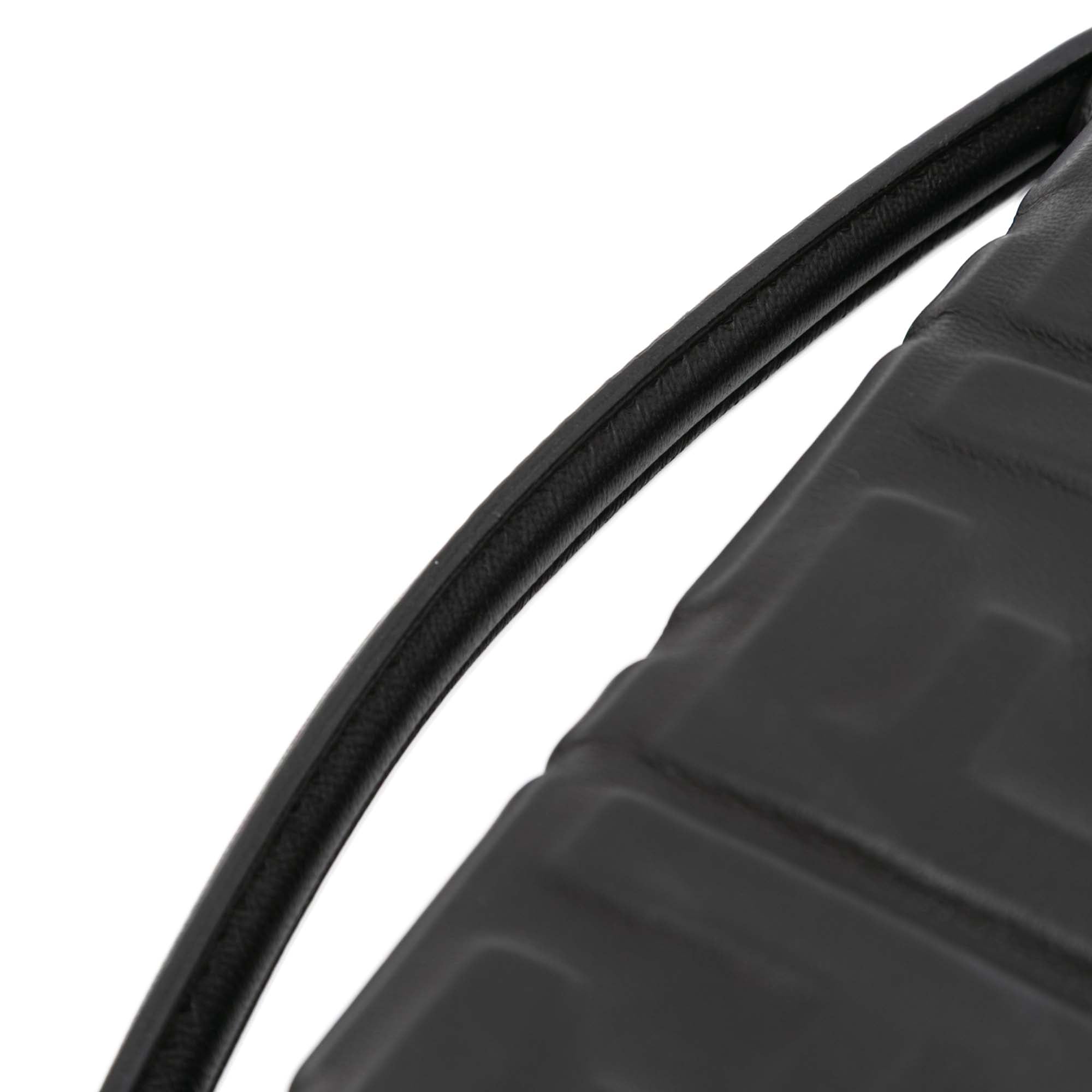 Mini Zucca Embossed Leather Baguette Satchel