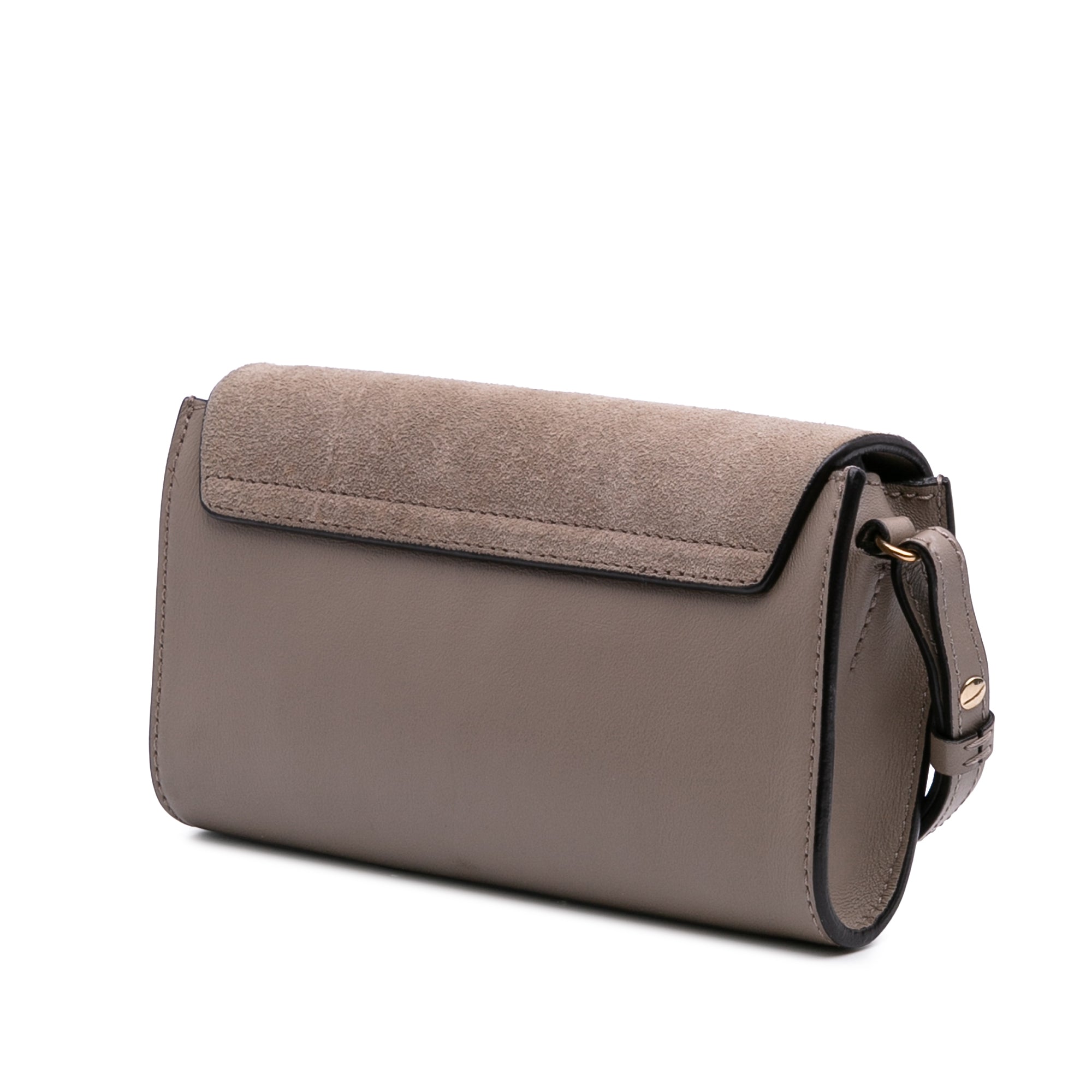 Mini Calfskin and Suede Faye Chain Crossbody