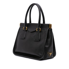 Saffiano Lucido Top Handle Frame Tote