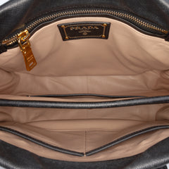 Saffiano Lucido Top Handle Frame Tote