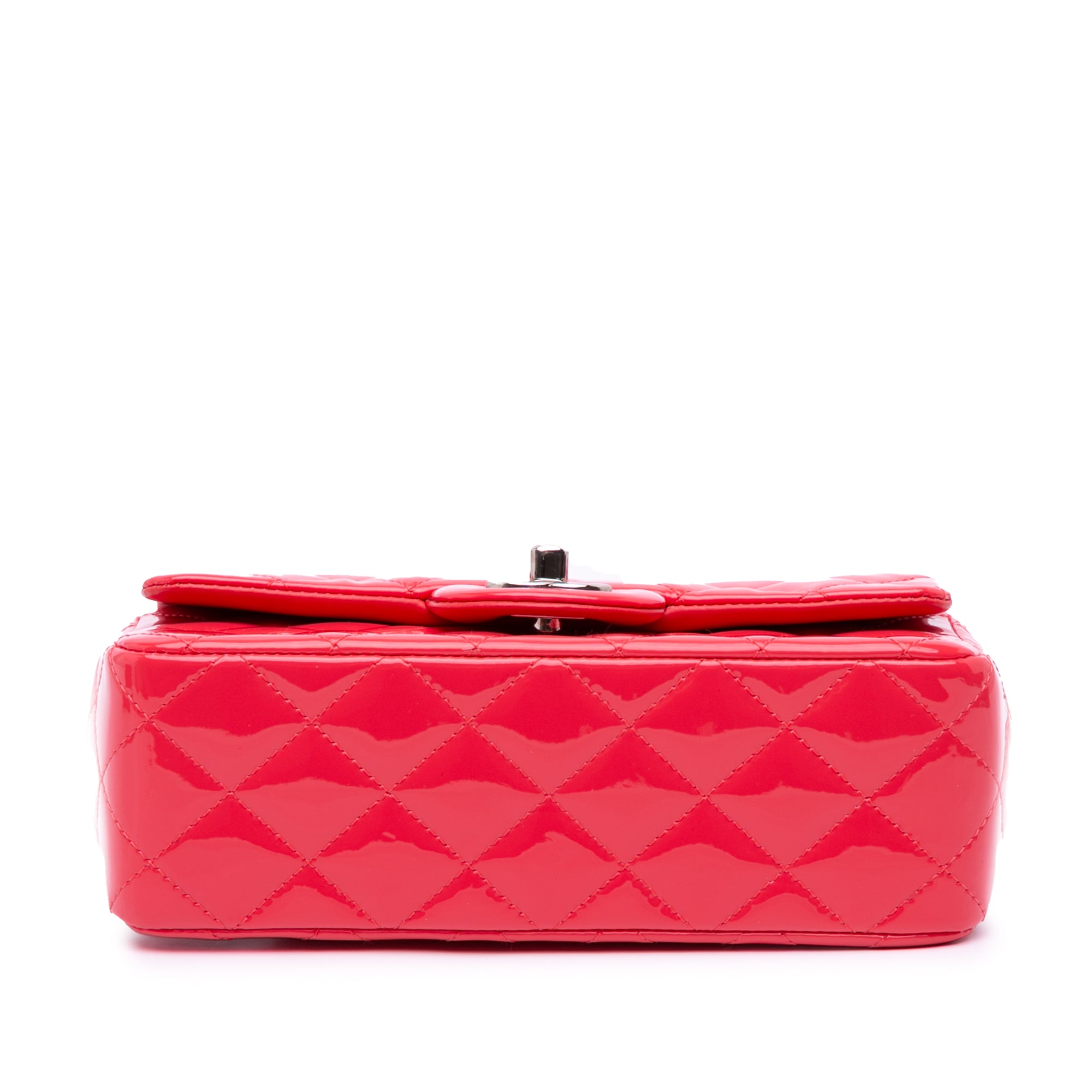 Mini Rectangular Classic Patent Single Flap
