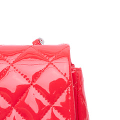 Mini Rectangular Classic Patent Single Flap