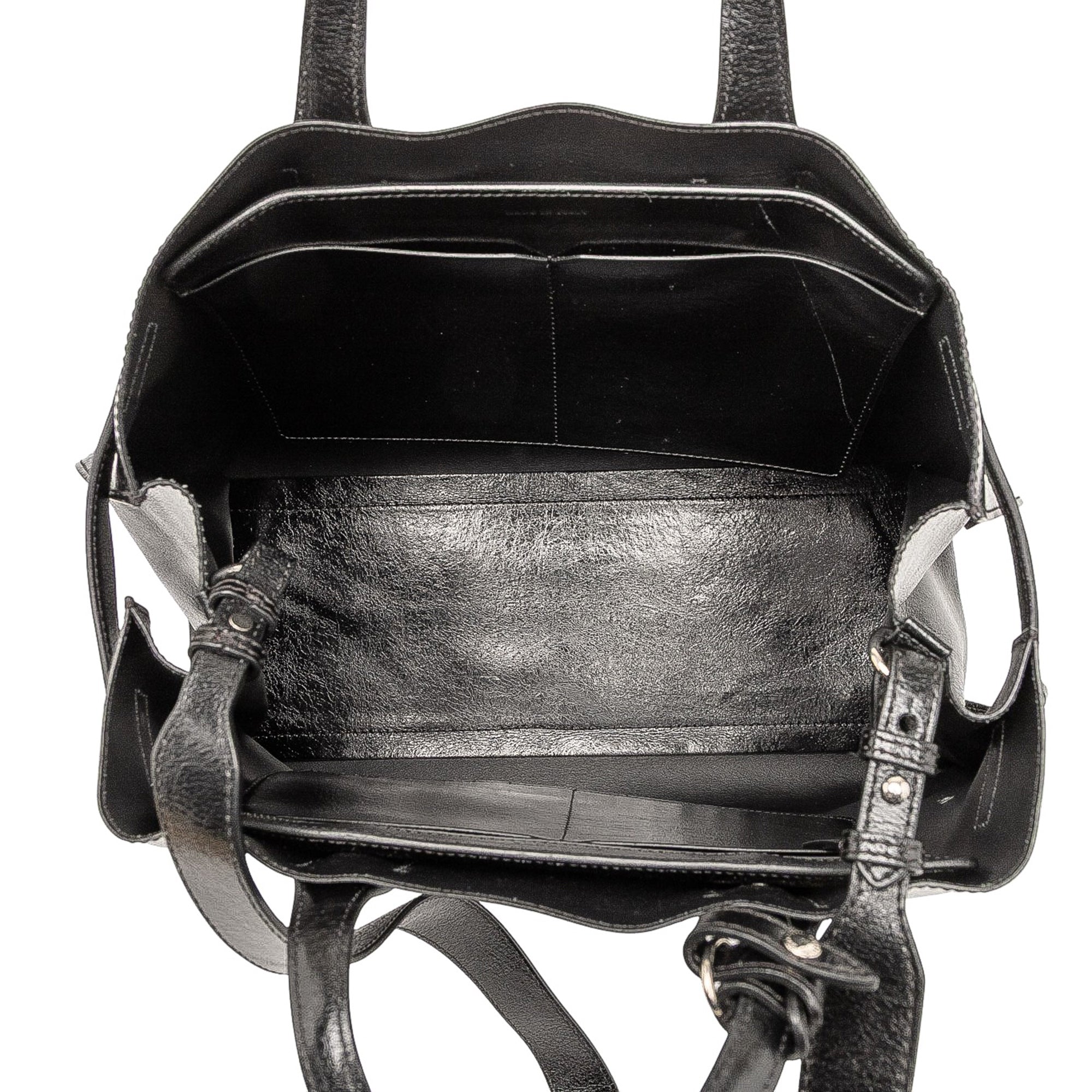 Large Soft Calfskin Banner Satchel