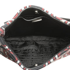 Jacquard Knit Cleo Shoulder Bag
