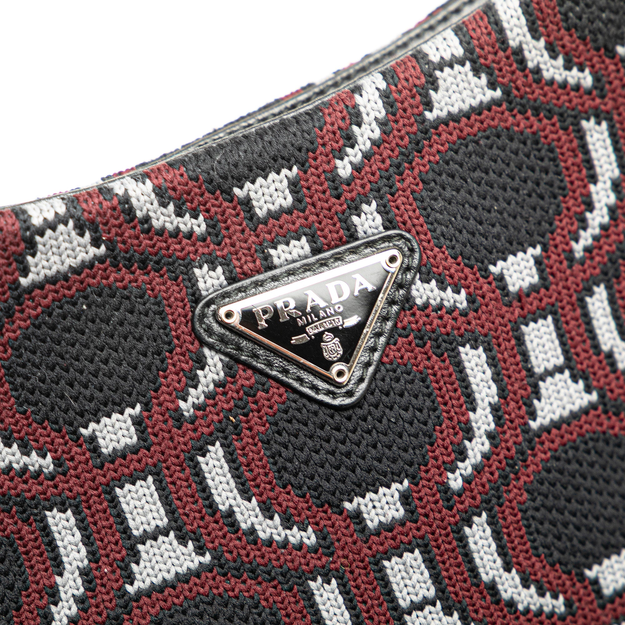 Jacquard Knit Cleo Shoulder Bag