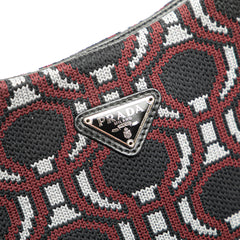 Jacquard Knit Cleo Shoulder Bag