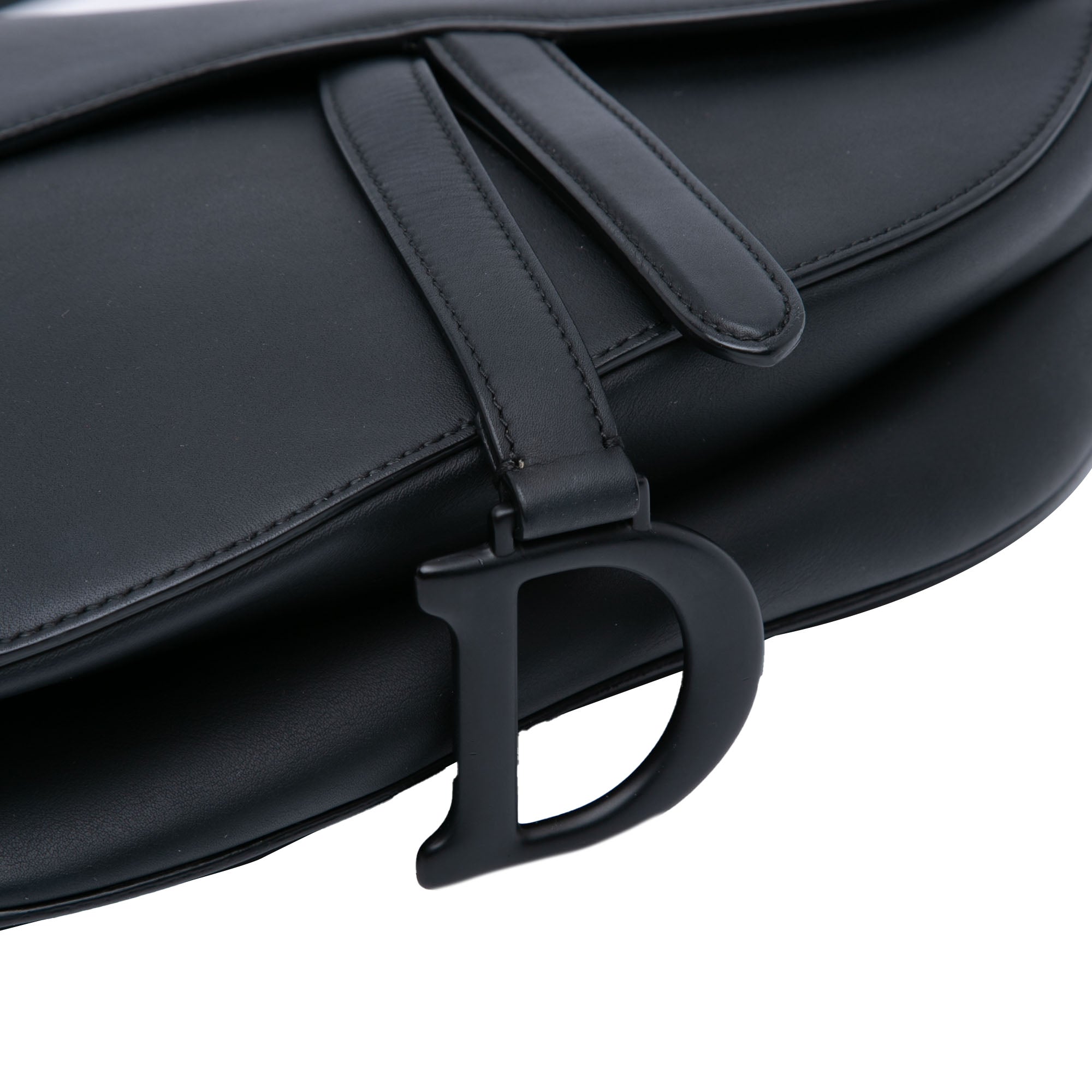 Ultra Matte Calfskin Saddle Bag